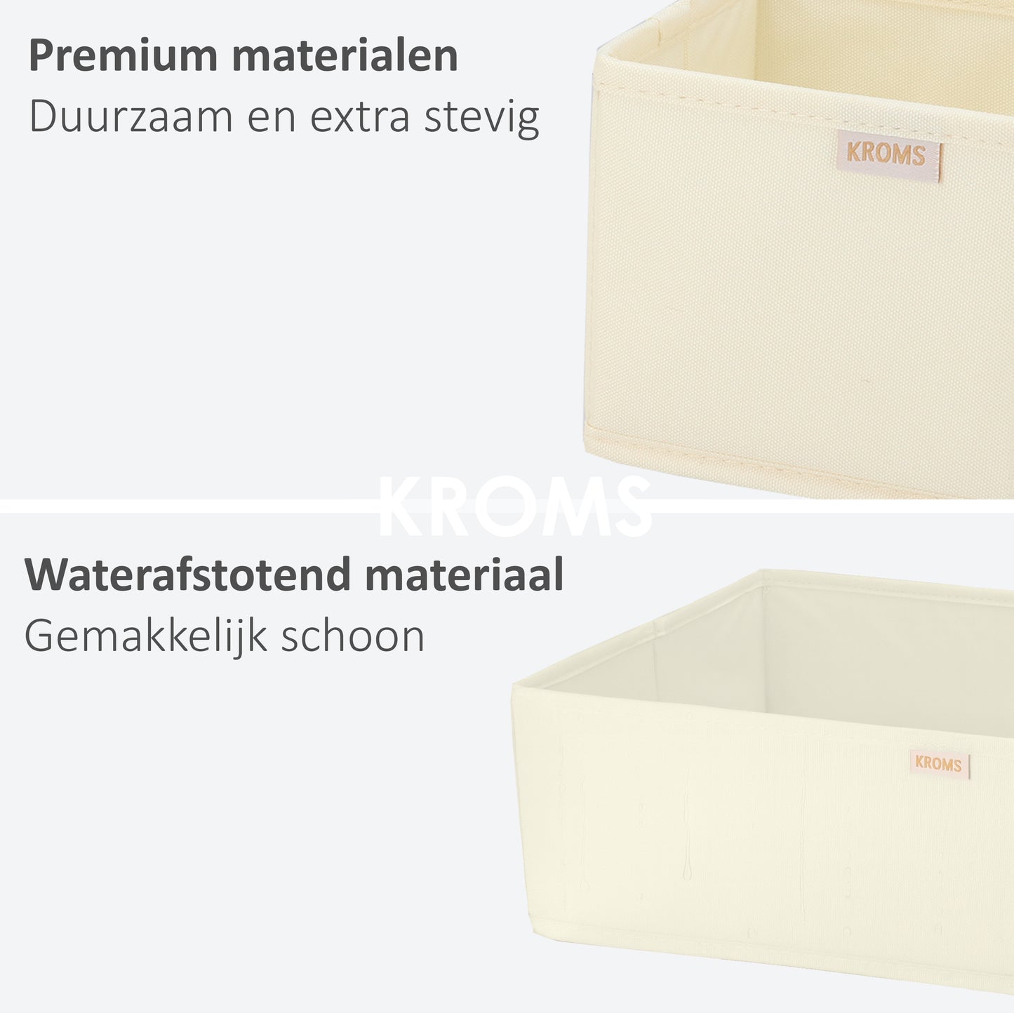 Organizer L Beige 28x28x13cm P/2