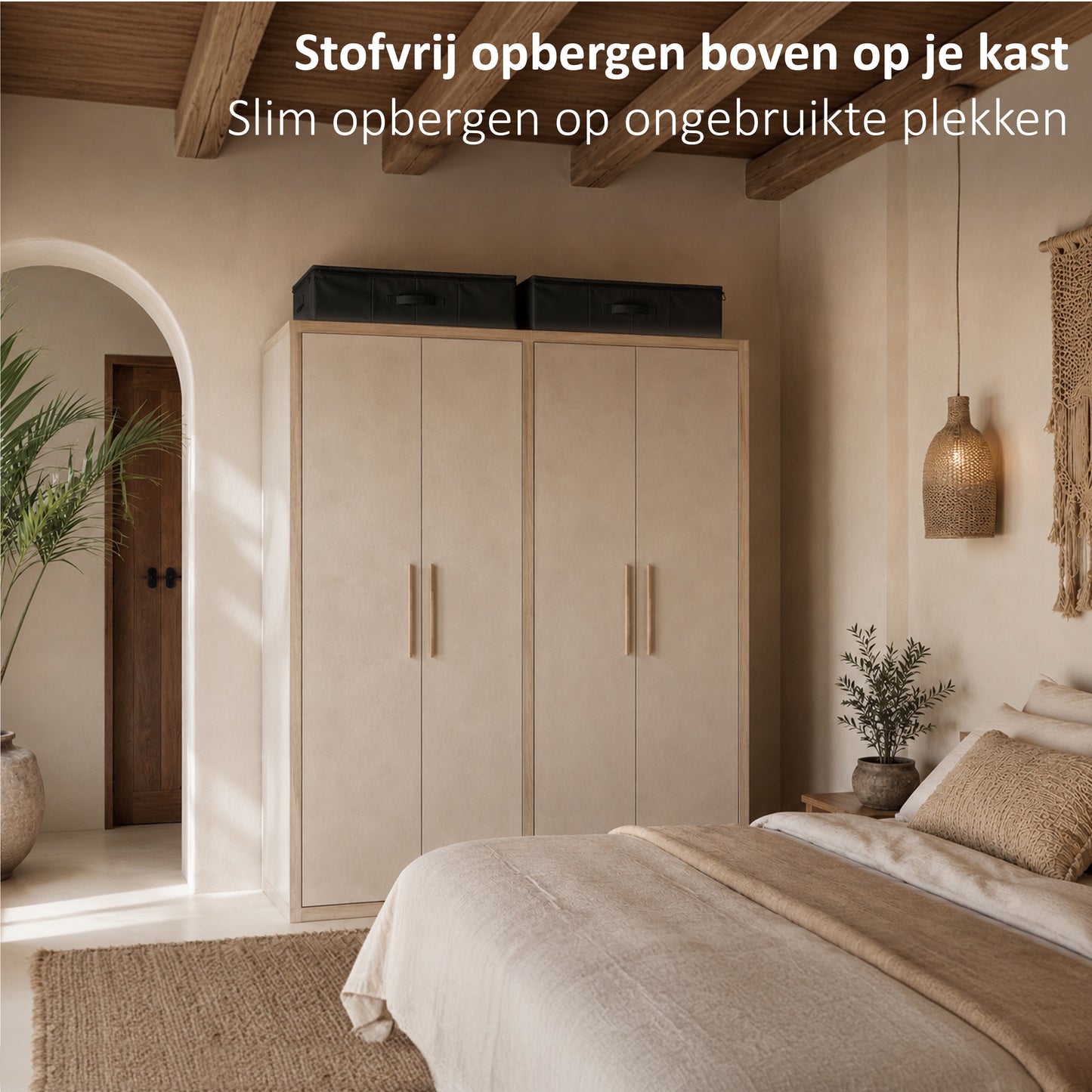 Underbed Organizer 60L Zwart