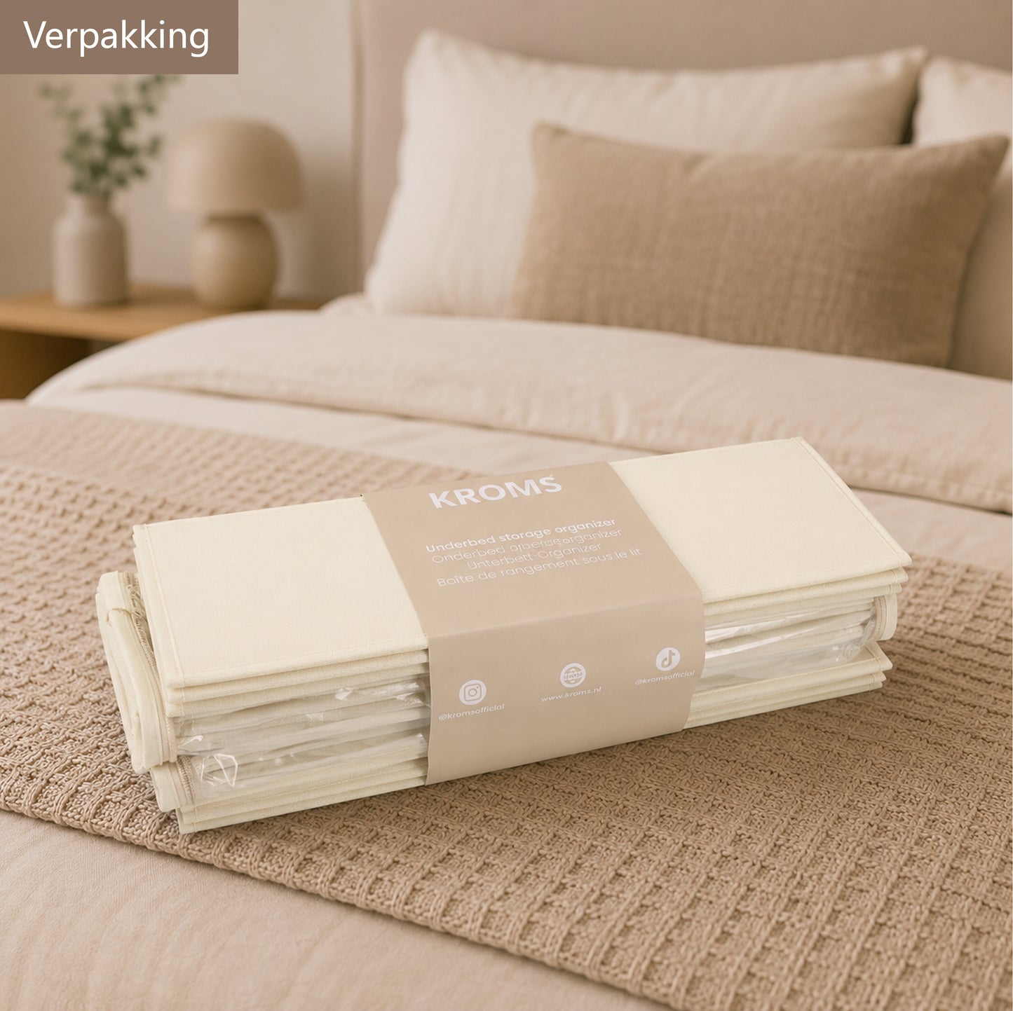 Underbed Organizer 60L Beige
