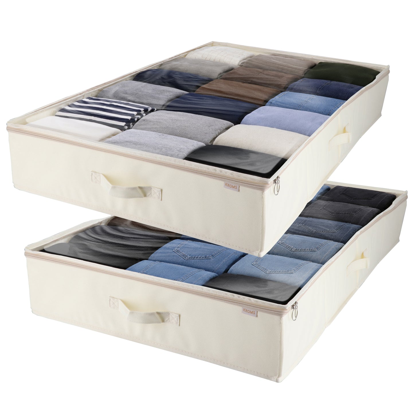 Underbed Organizer 90L Beige