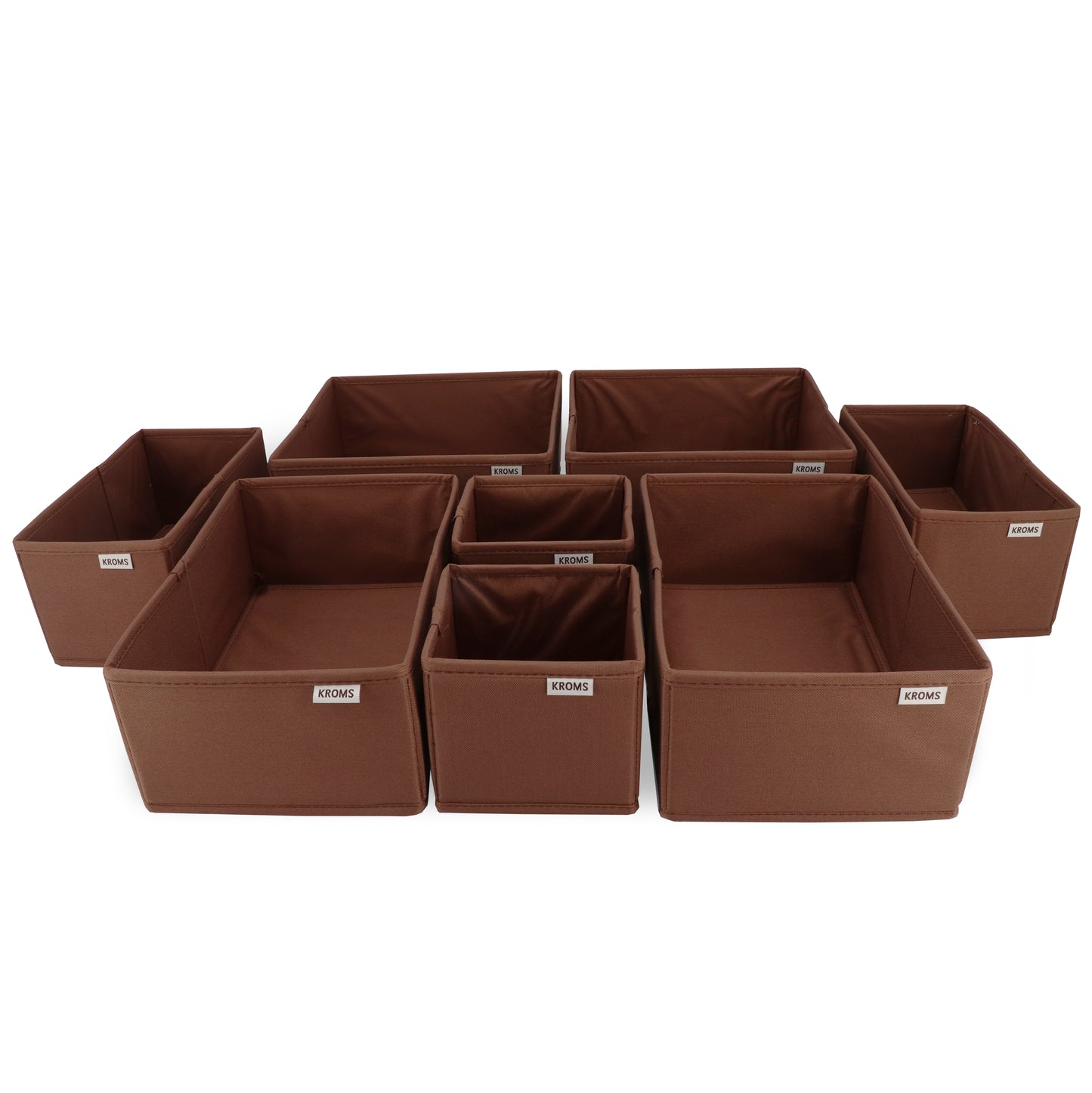 8-teiliges Kommode-Set, Beige