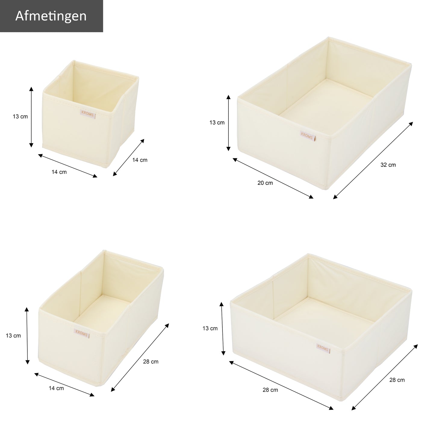 8-teiliges Kommode-Set, Beige