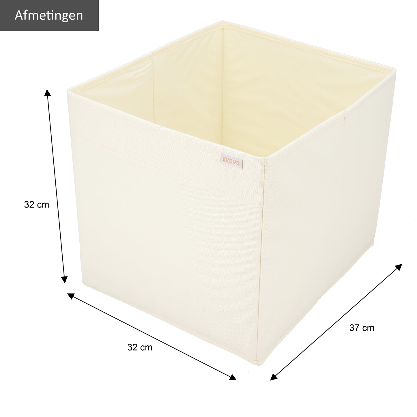 Organizer XXL Beige 37x32x32cm P/2