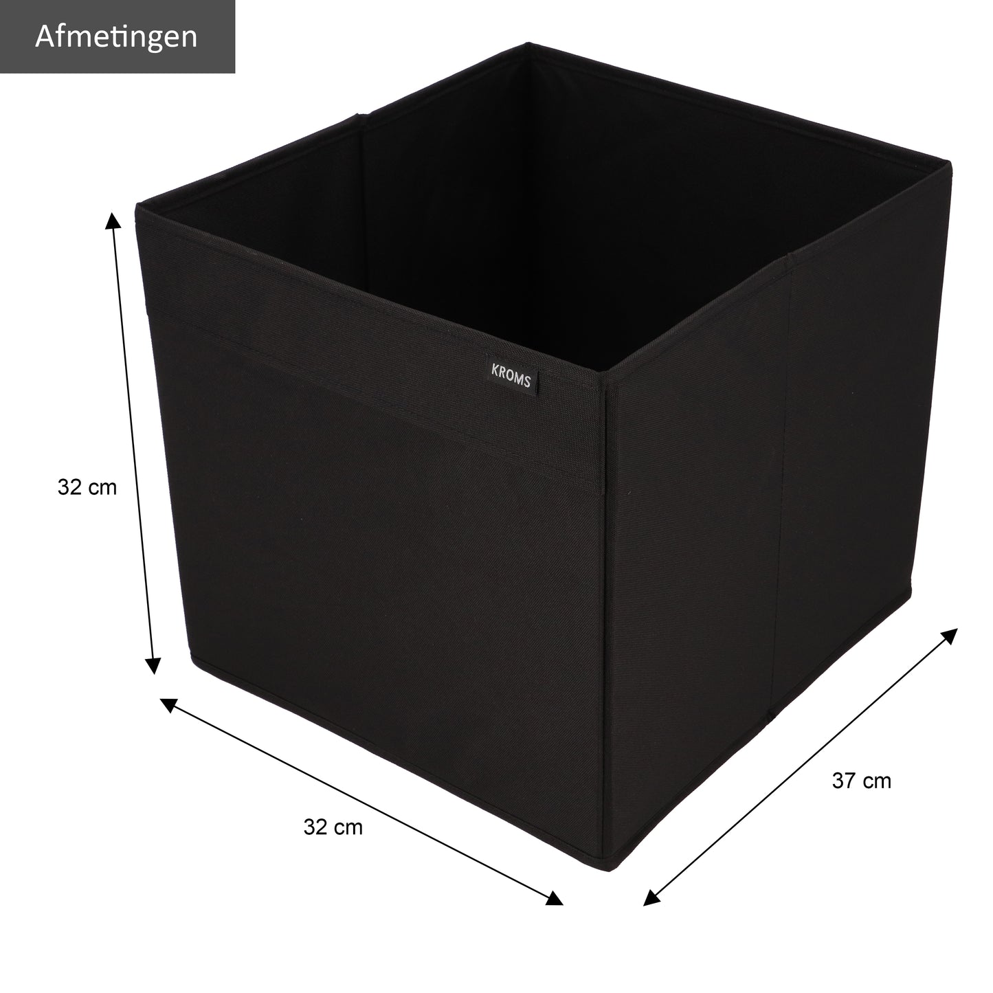 Organiseur XXL Noir 37x32x32cm P/2