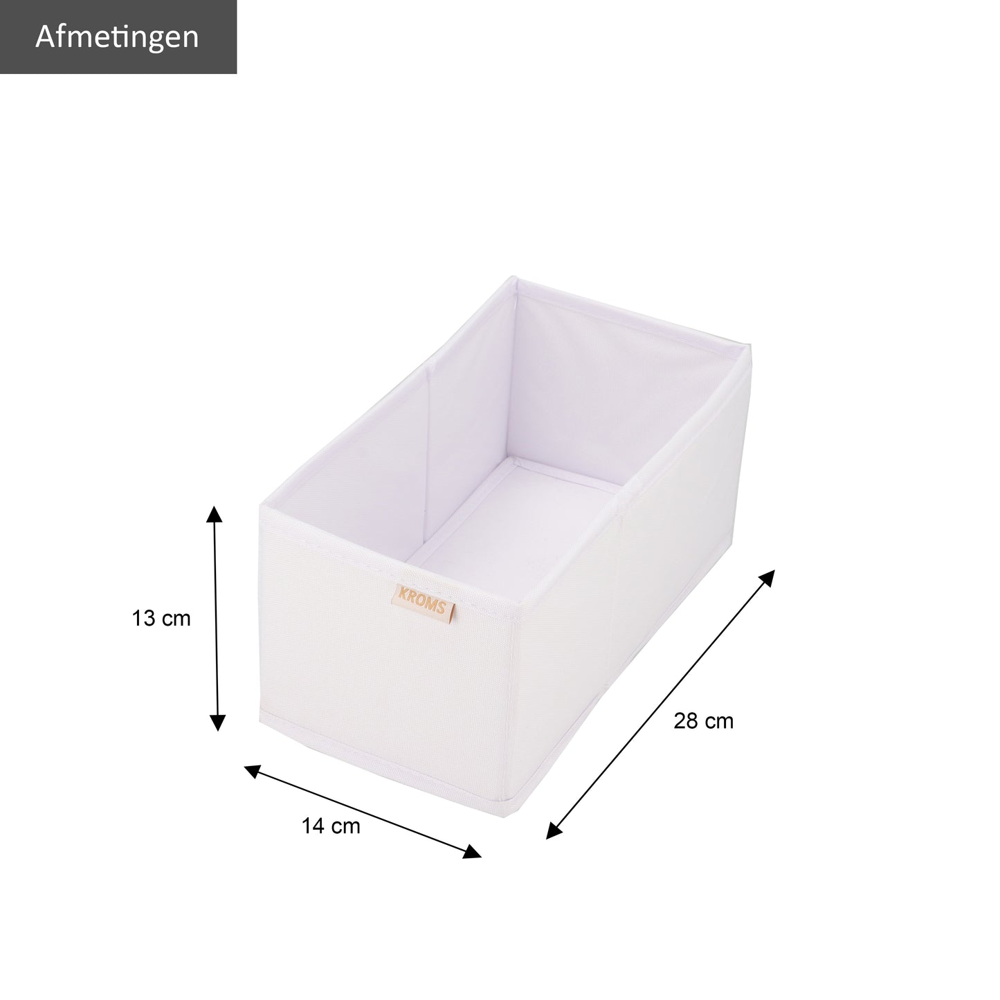 Organizer S Weiß 28x14x13cm P/2