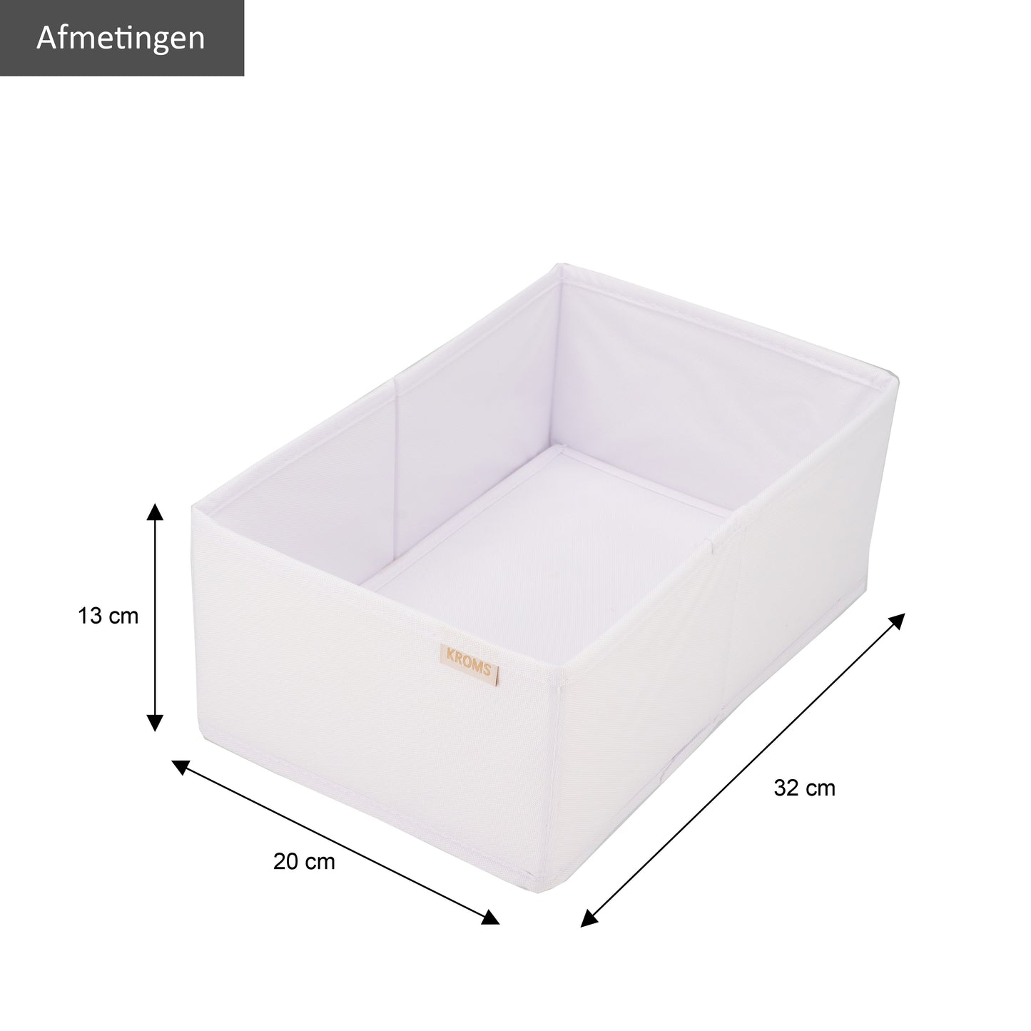 Organizer M Weiß 32x20x13cm P/2