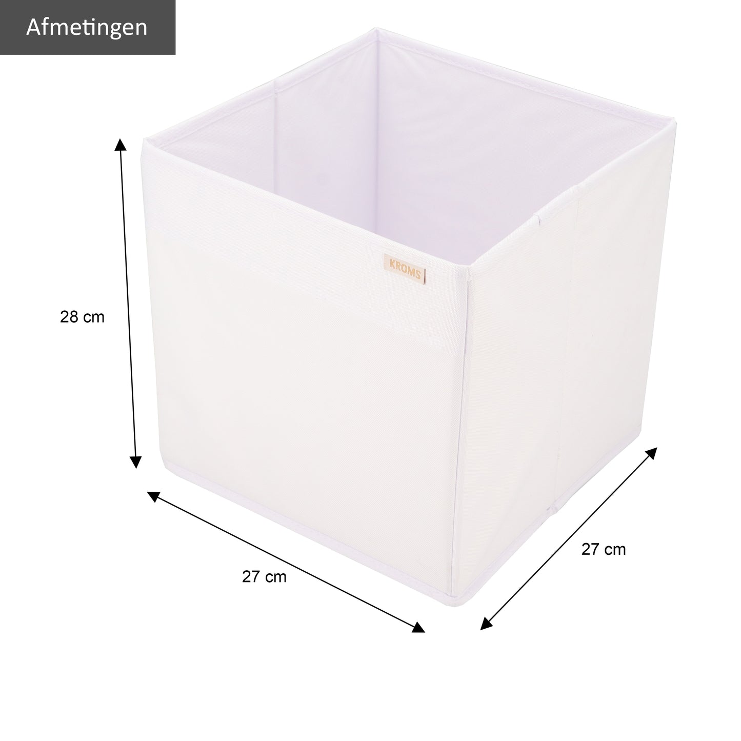 Organizer XL Weiß 27x27x28cm P/2