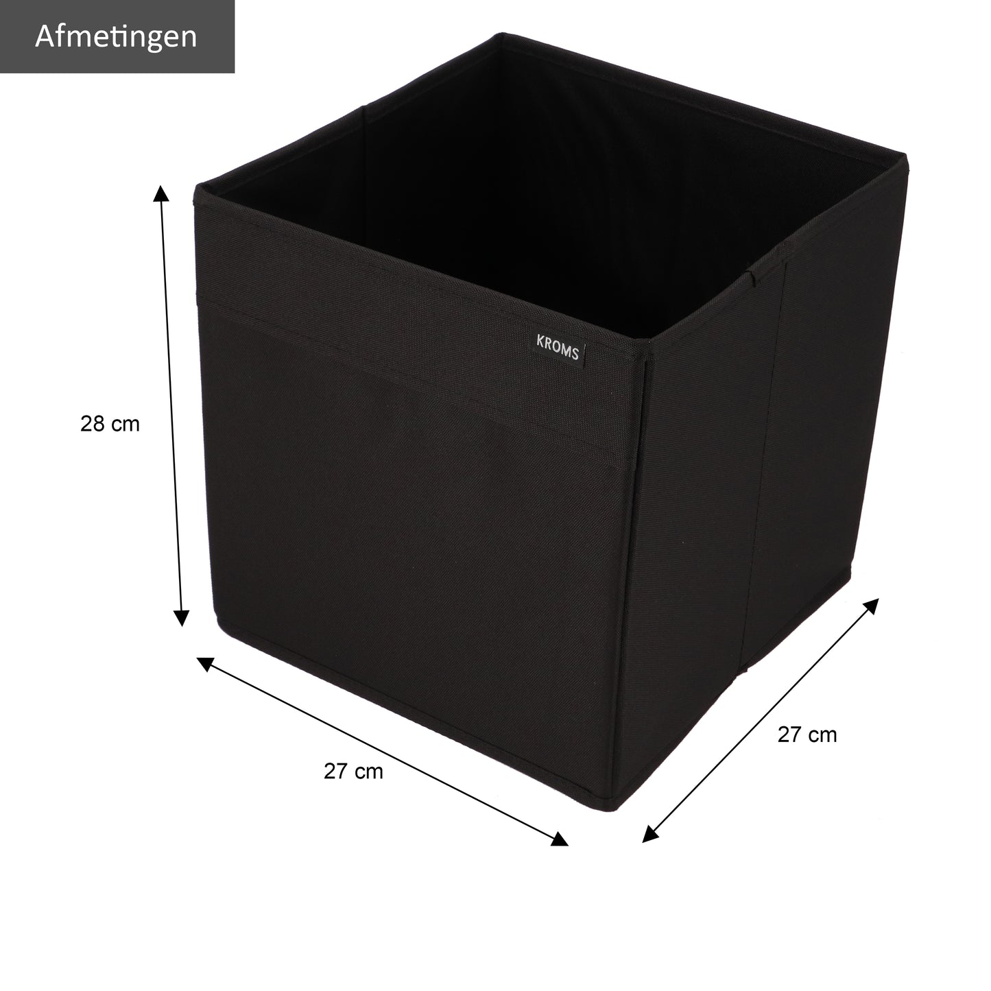 Organizer XL Schwarz 27x27x28cm P/2
