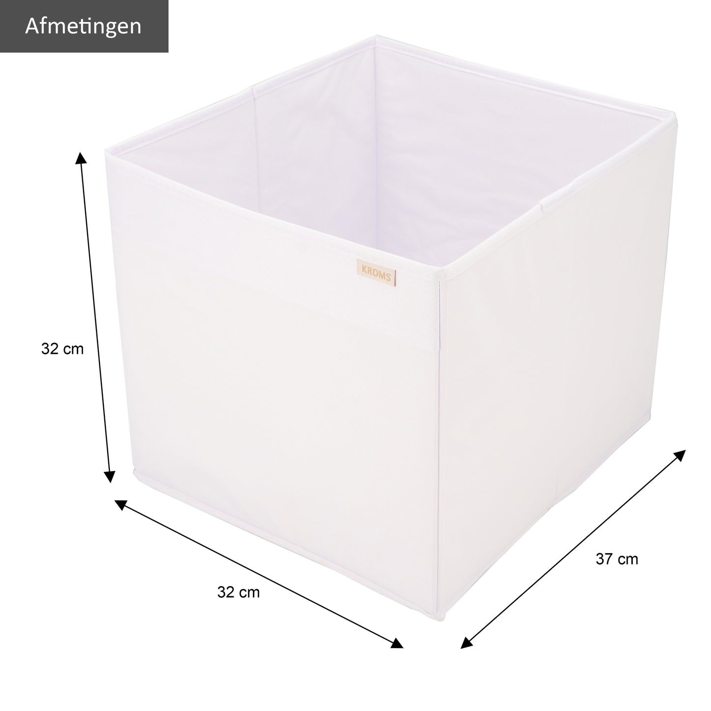 Organizer XXL Weiß 37x32x32cm P/2