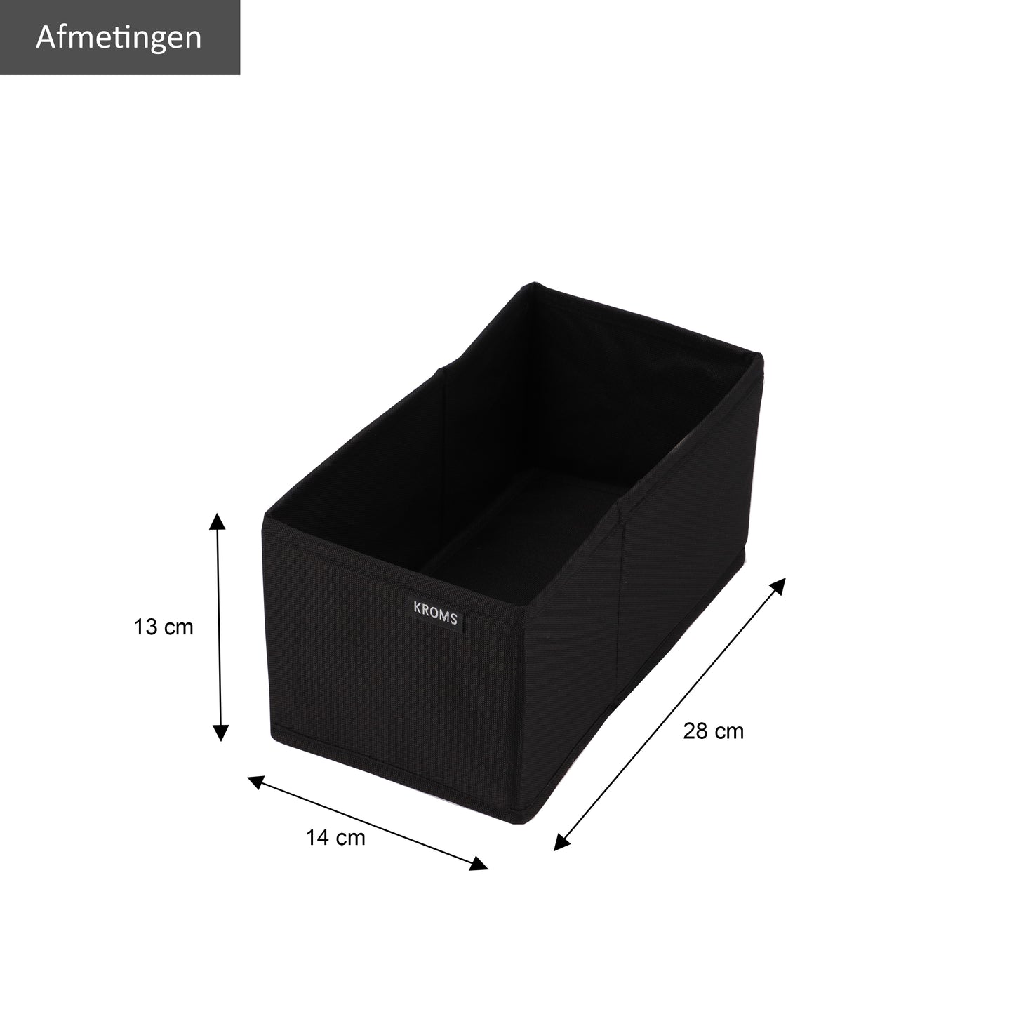 Organizer S Schwarz 28x14x13cm P/2