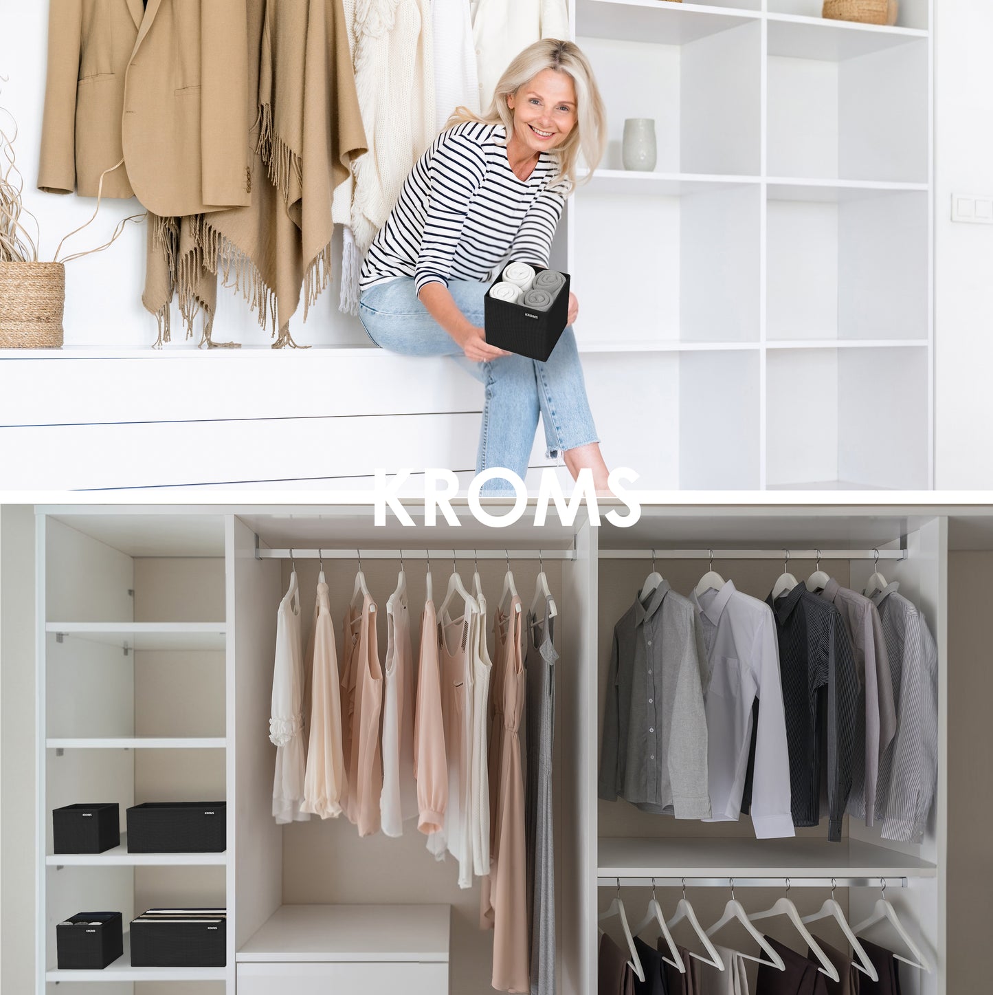 Organizer XS Schwarz 14x14x13cm P/2