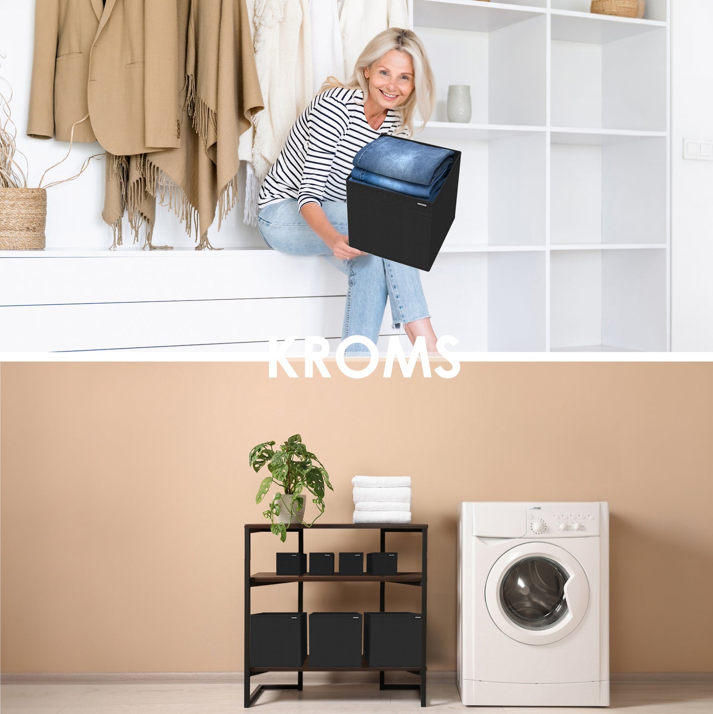 Organizer XL Schwarz 27x27x28cm P/2