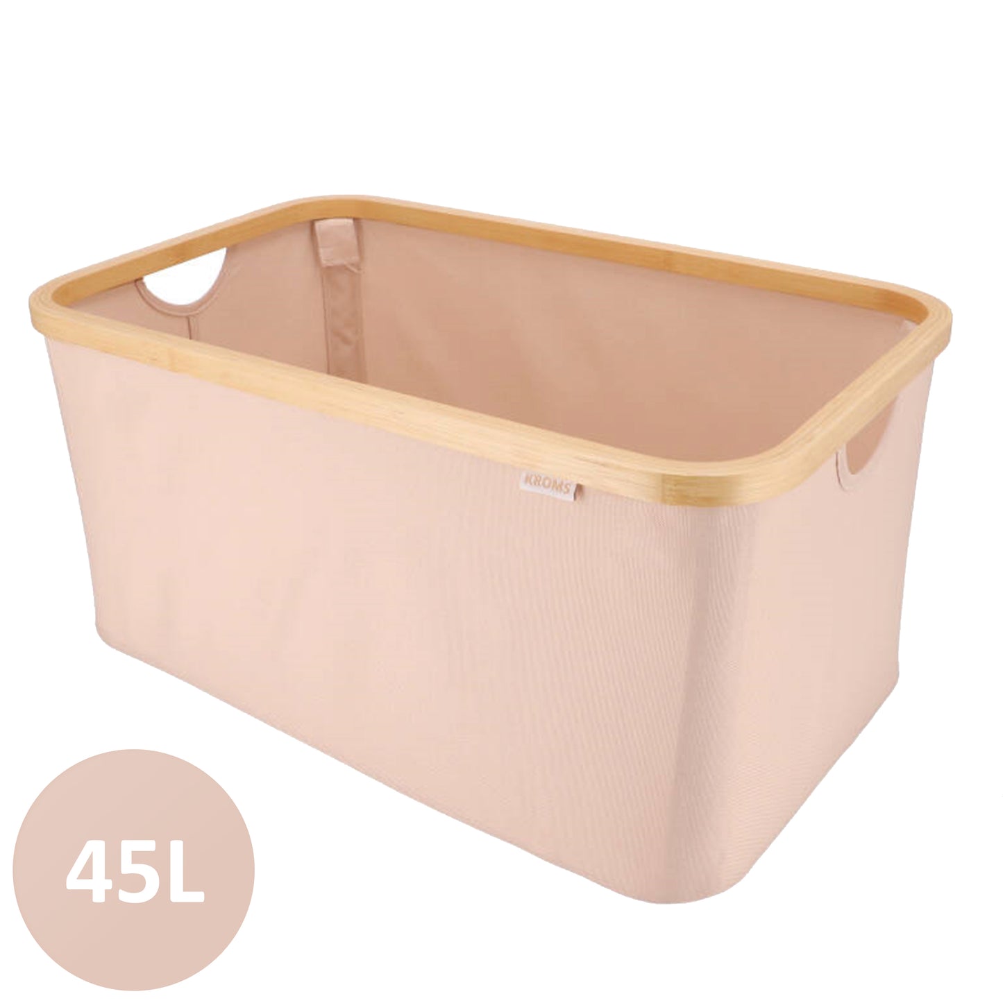 Faltbarer Wäschekorb Sand 45L